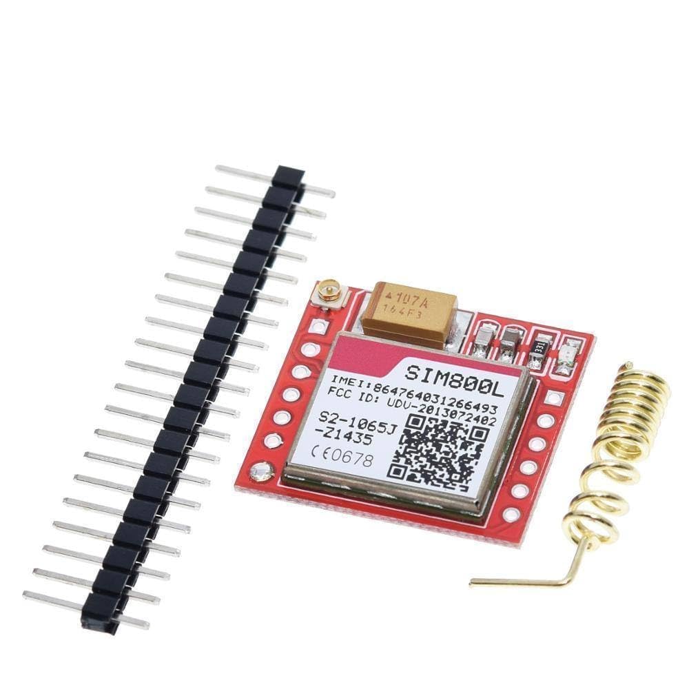 IDUINO Smallest SIM800L GPRS GSM Module Microcontroller Power Module MicroSIM Card Core Board Quad-band TTL Serial Port and PCB Antenna-picture-20