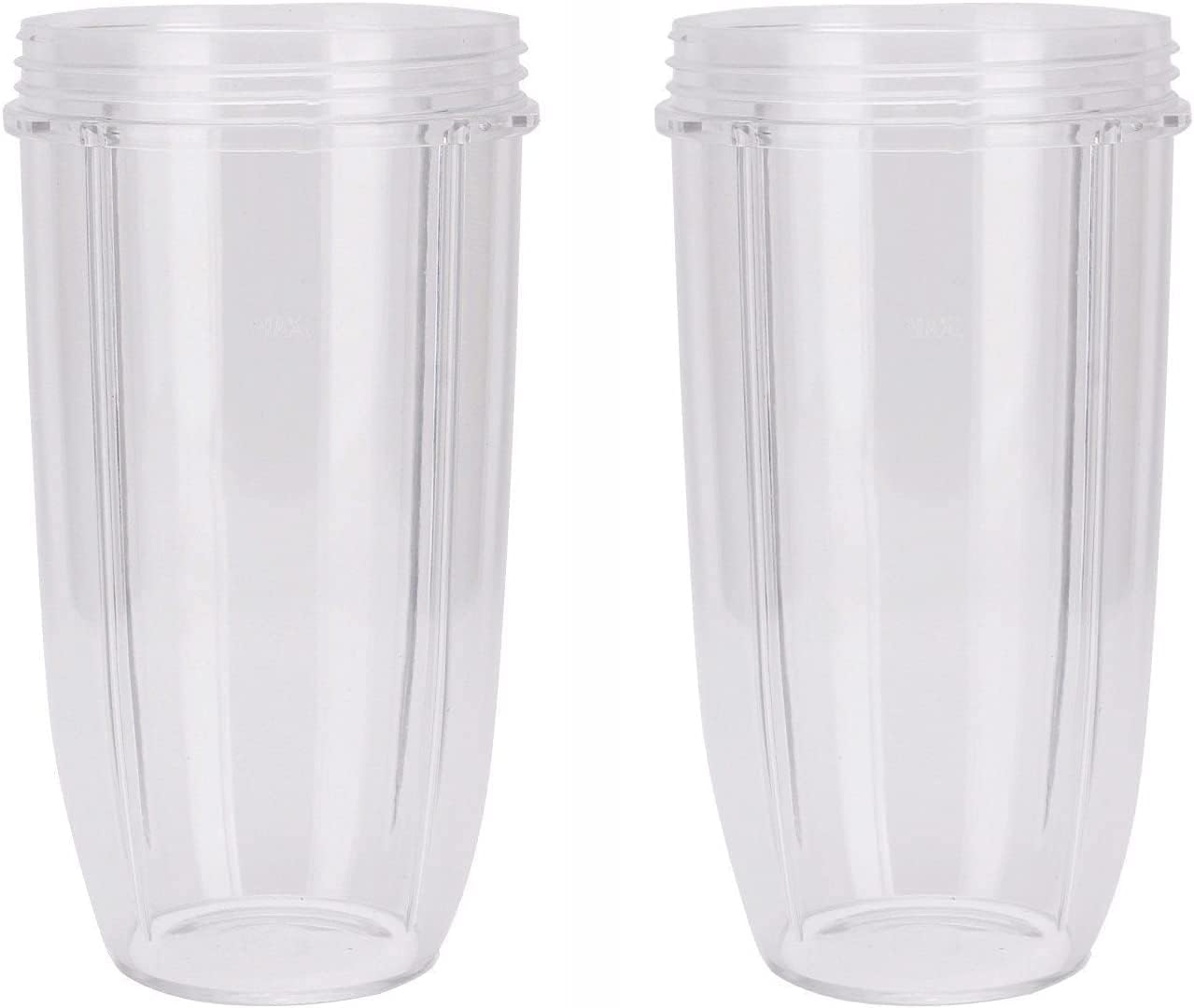 NutriBullet Replacement 32-Ounce Cups Compatible With NUTRiBULLET Blender Cup (Pack of 2) | Replacement Parts & Accessories Compatible With NutriBullet | Fits NutriBullet 600w and Pro 900w Blender