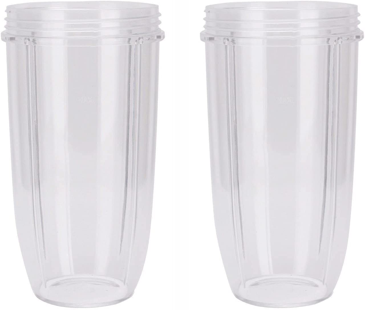 NutriBullet Replacement 32-Ounce Cups Compatible With NUTRiBULLET Blender Cup (Pack of 2) | Replacement Parts & Accessories Compatible With NutriBullet | Fits NutriBullet 600w and Pro 900w Blender