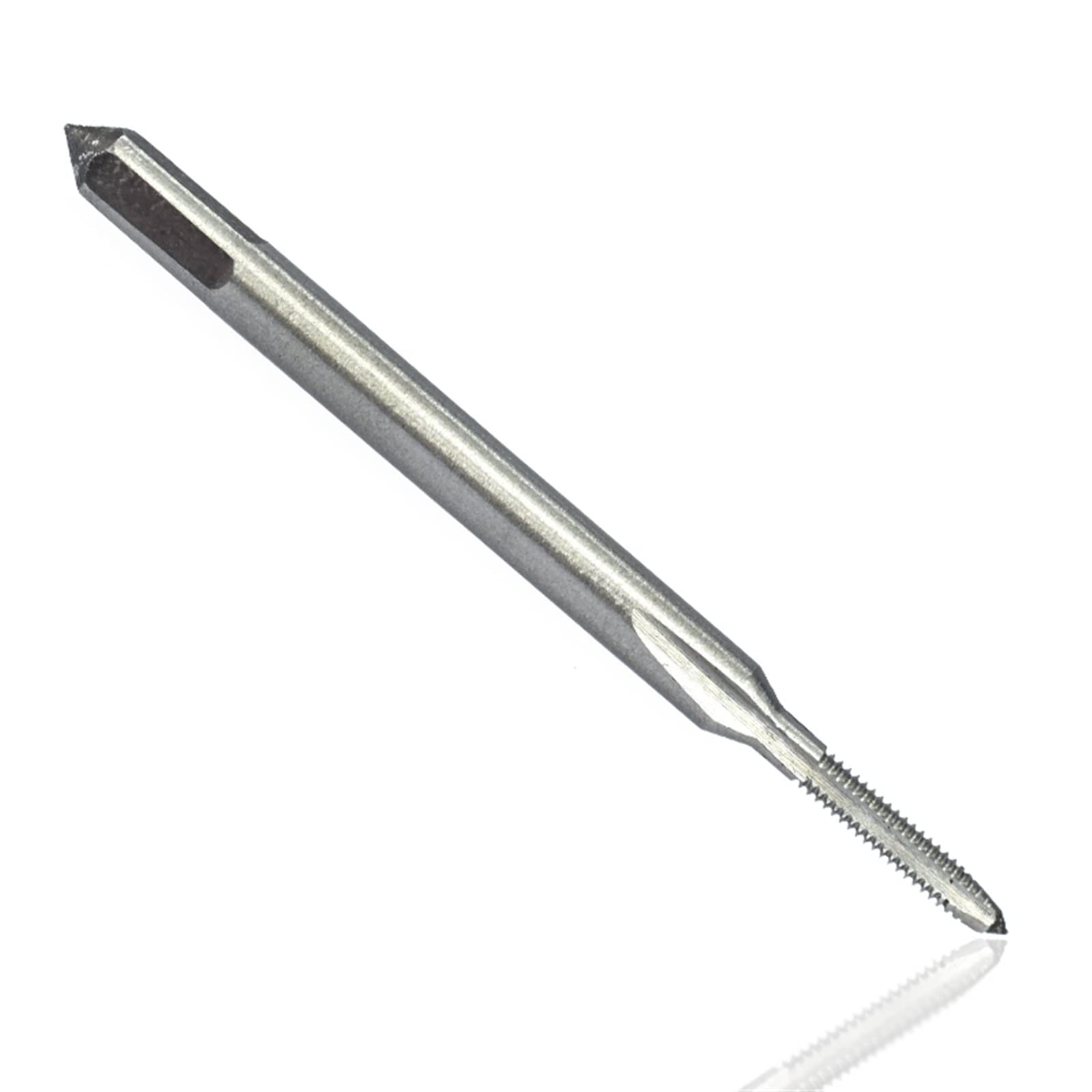 M1-M1.8 Thread Tap Drill 6542 Straight Flute Screw Hole Tap Drill Metric Machine Thread Tap 1Pcs(1pc M1.7x0.35)