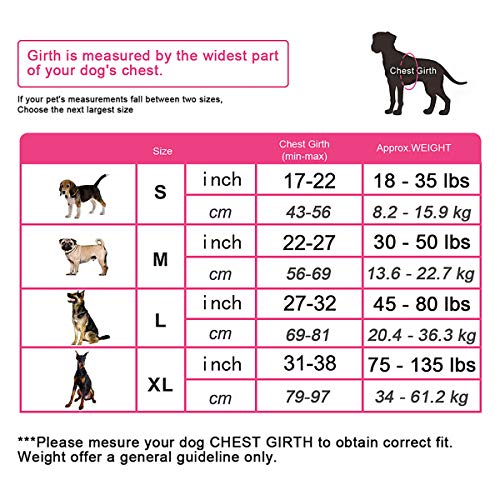 BARKBAY No Pull Pet Harness Dog Harness Adjustable Outdoor Pet Vest 3M Reflective Oxford Material Vest for PINK Dogs… - Image 7