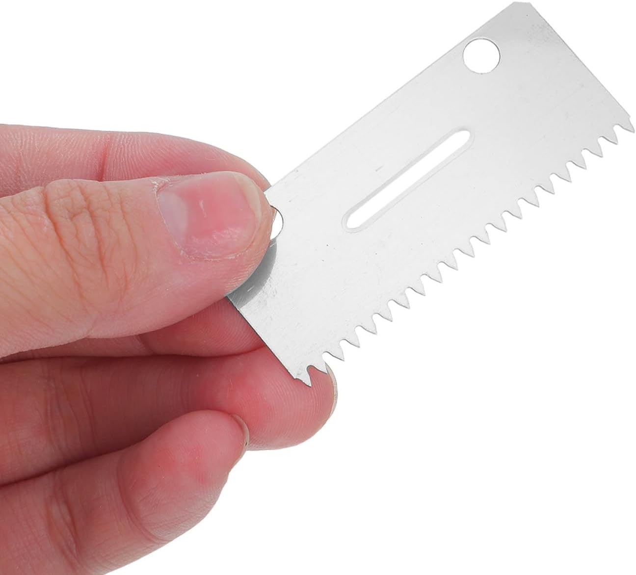 10pcs Wear-Resistant Iron Tape Dispenser Replacement Blade 2.0 Inch Serrated Cutter for Box Sealers and Industrial Packing with Versatile Tape Compatibility