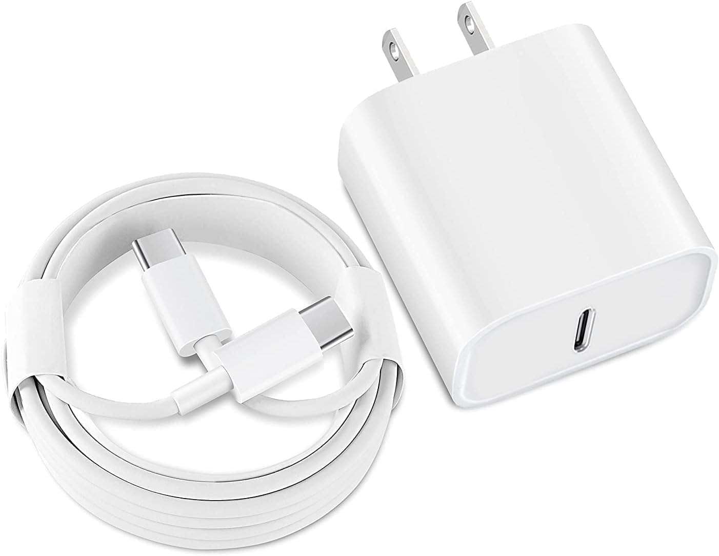 iPad Fast Charger,iPad Charger Fast Charging USB C Wall Chargers Block Plug Type C 6FT USB C to C Charging Cable Cord for iPad Pro 13/12.9/11 inch,iPad Air 6/5/4/M3/M2/A16,iPad Mini 6/7th,iPad 10/11th