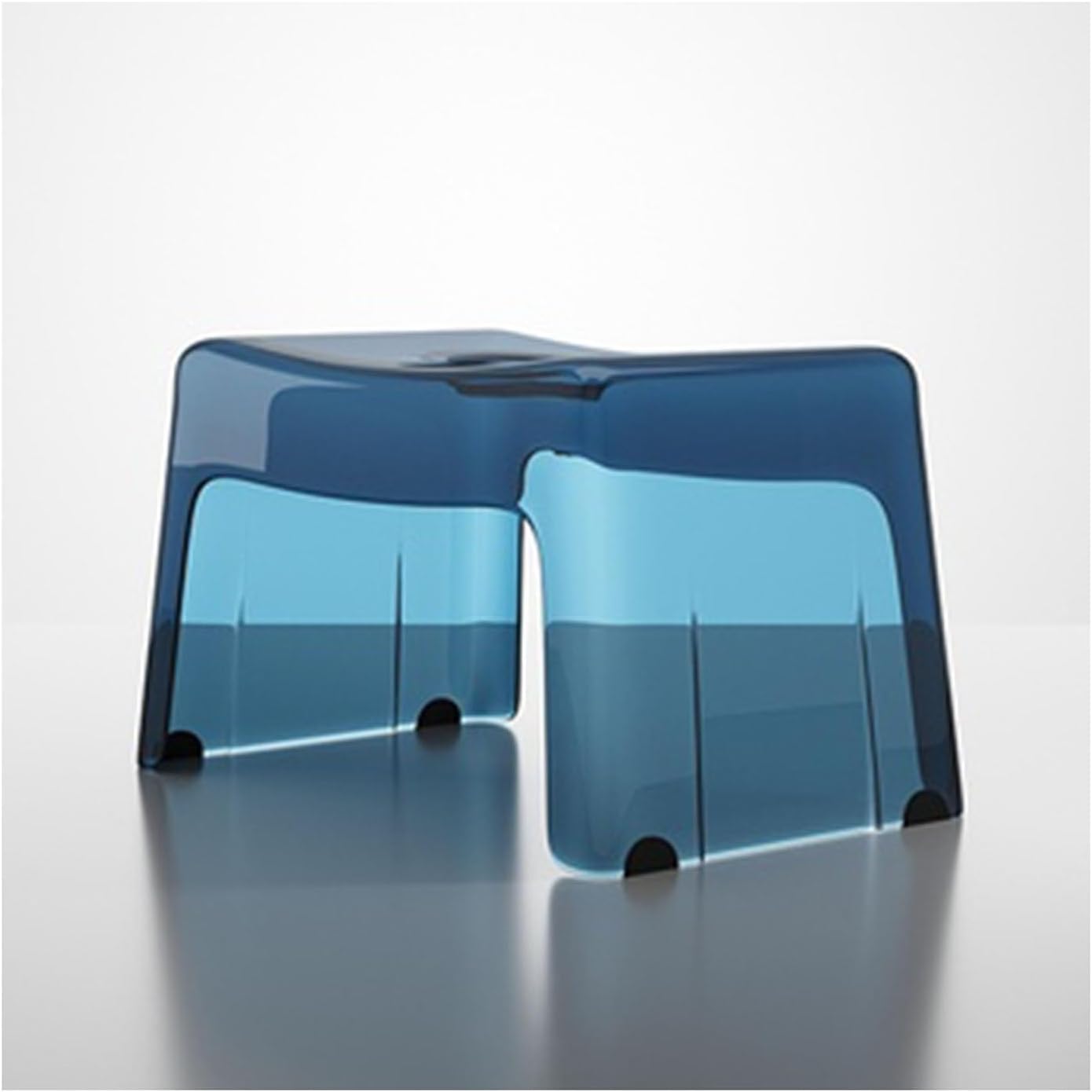 Amazon.com: Plastic Stool Acrylic Stool Transparent Bathroom Portable ...