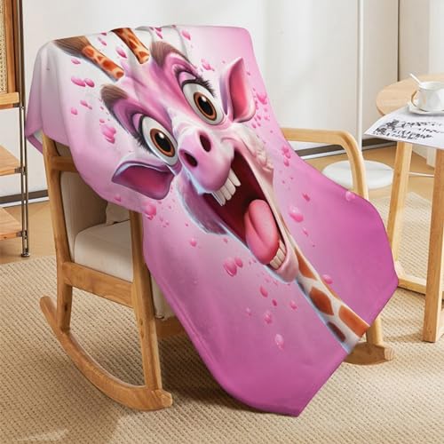 Couverture girafe mignonne idée cadeau doudou pour petits et grands - 8