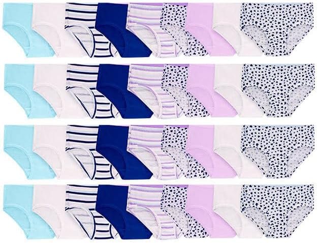 BILLIONHATS Case Pack of 432 Pieces of Wholesale Bulk Girls Cotton Colorful Panties Underwear Children, Mixed Assorted Sizes 4-14