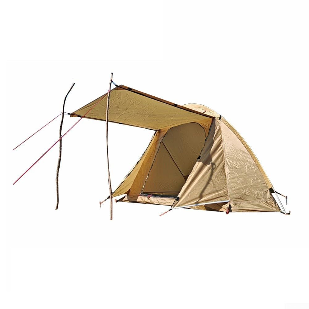 Tenda singola per campeggio ed escursionismo, per tenda ultraleggera da 35 kg con tessuto Ripstop 210T, impermeabile, 4 stagioni, compatto rifugio da trekking