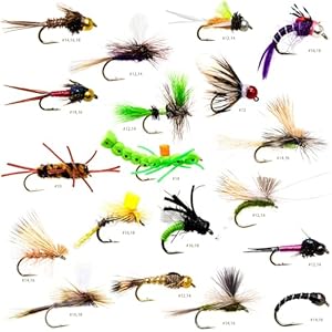 Rokc 36 Fliegenfischen Fliegen Sortiment