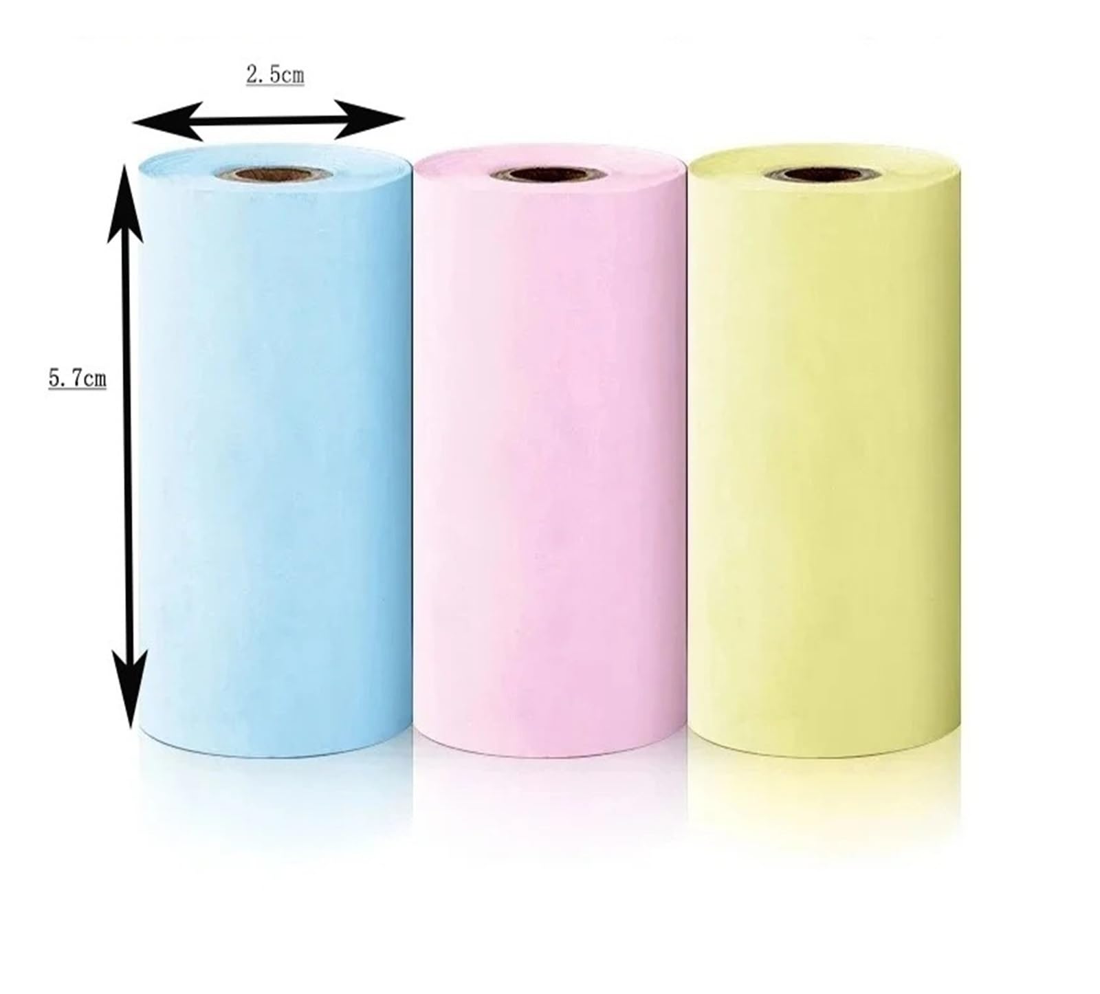 57 mm Thermo-Fotopapier, selbstklebende Aufkleberrollen for Mini-Sofortbildkamera (3/9/12 Stück)(9rolls)