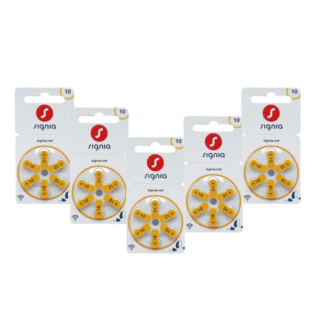 Signia Size 10 Hearing Aid Battery (Pack of 5=30 Batteries)-image-6