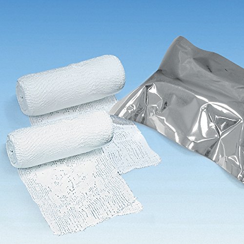Zinkleimbinden ratiomed, 10 cm x 10 m, weiß, einzeln verpackt (10 Stck.)