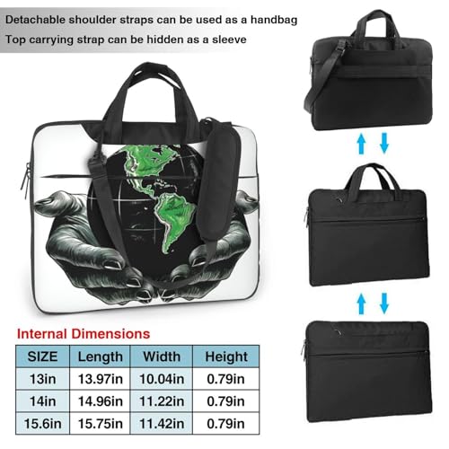 Bolso para Laptop Protect the Earth Negro 15.6 pulgadas miniatura 3