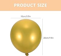 Vista 2 de Globo de graduación de látex negro dorado para decoración de fiesta con globos de confeti blanco, kit ligero para colgar en la pared y la puerta