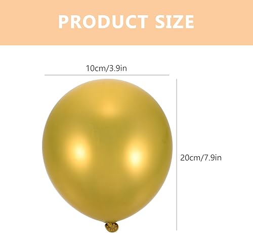 Miniatura 2 de Globo de graduación de látex negro dorado para decoración de fiesta con globos de confeti blanco, kit ligero para colgar en la pared y la puerta,