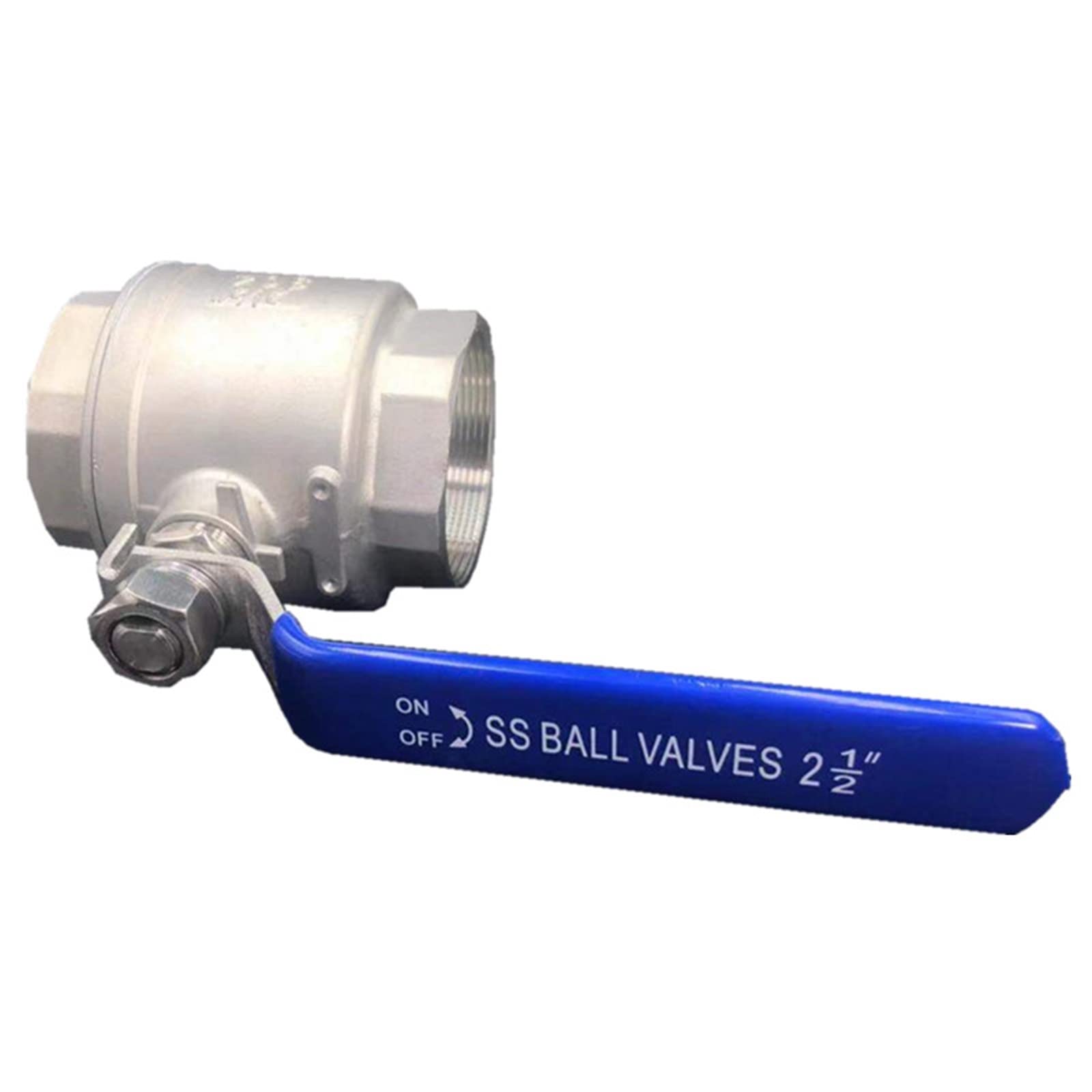 Válvula de bola DN65 de acero inoxidable 304 con puertos completos y máxima resistencia
