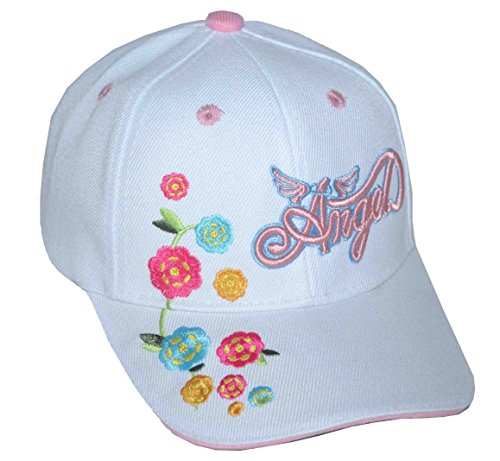 SOSO Girl's Angel Baseball Cap White