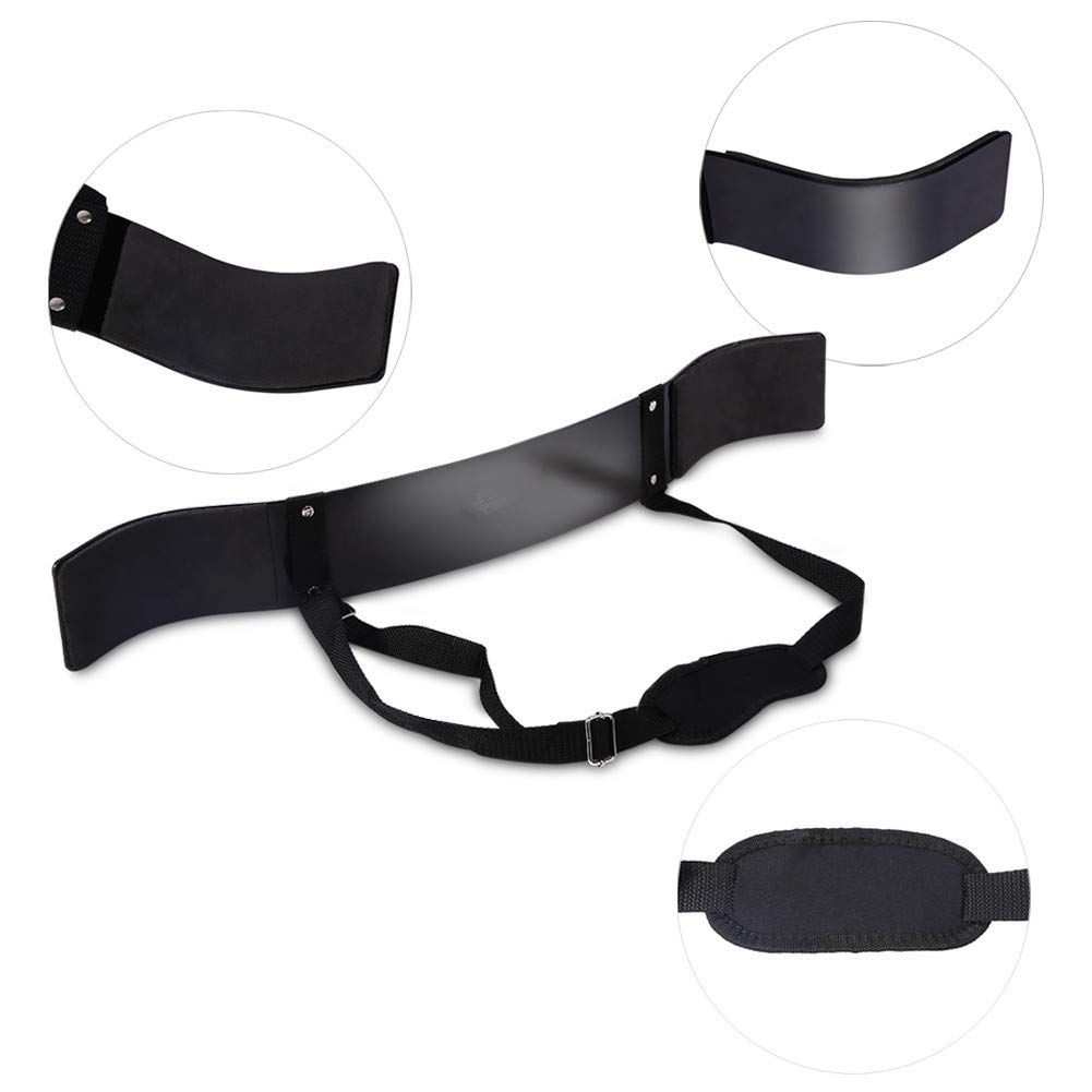 HURRISE Armblaster für Bizeps und Trizeps, Arm Blaster Bizeps Isolator Bonus Muskelkraft Gewichtheben Gurte für Preacher Curl Effekt