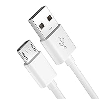 Vista 1 de Cable micro USB largo de carga Android para Samsung Tablet, cable de carga rápida USB Android para tablet Kindle Fire, Galaxy S7 S6 S7 Edge S5, Tab