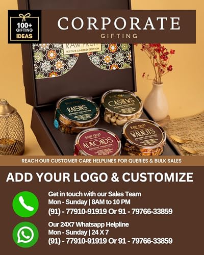 Image of HyperFoods Diwali Gifts for Family and Friends DryFruit Combo Pack Dry Fruits Gift Hamper Dryfruit Gift Box Corporate Gifts For Employees Small Pet Jars Pack of 4 Dry Fruits Walnut Almond Cashew Raisins