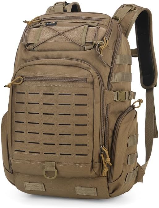 Mardingtop Mochila militar Molle de 30L, mochila táctica para hombres, mochila Cordura para senderismo, camping, trekking