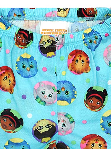 Daniel Tiger Toddler Girls Long Sleeve Poly Pajama Set (4T, Blue/Multi) KY182523DA 04