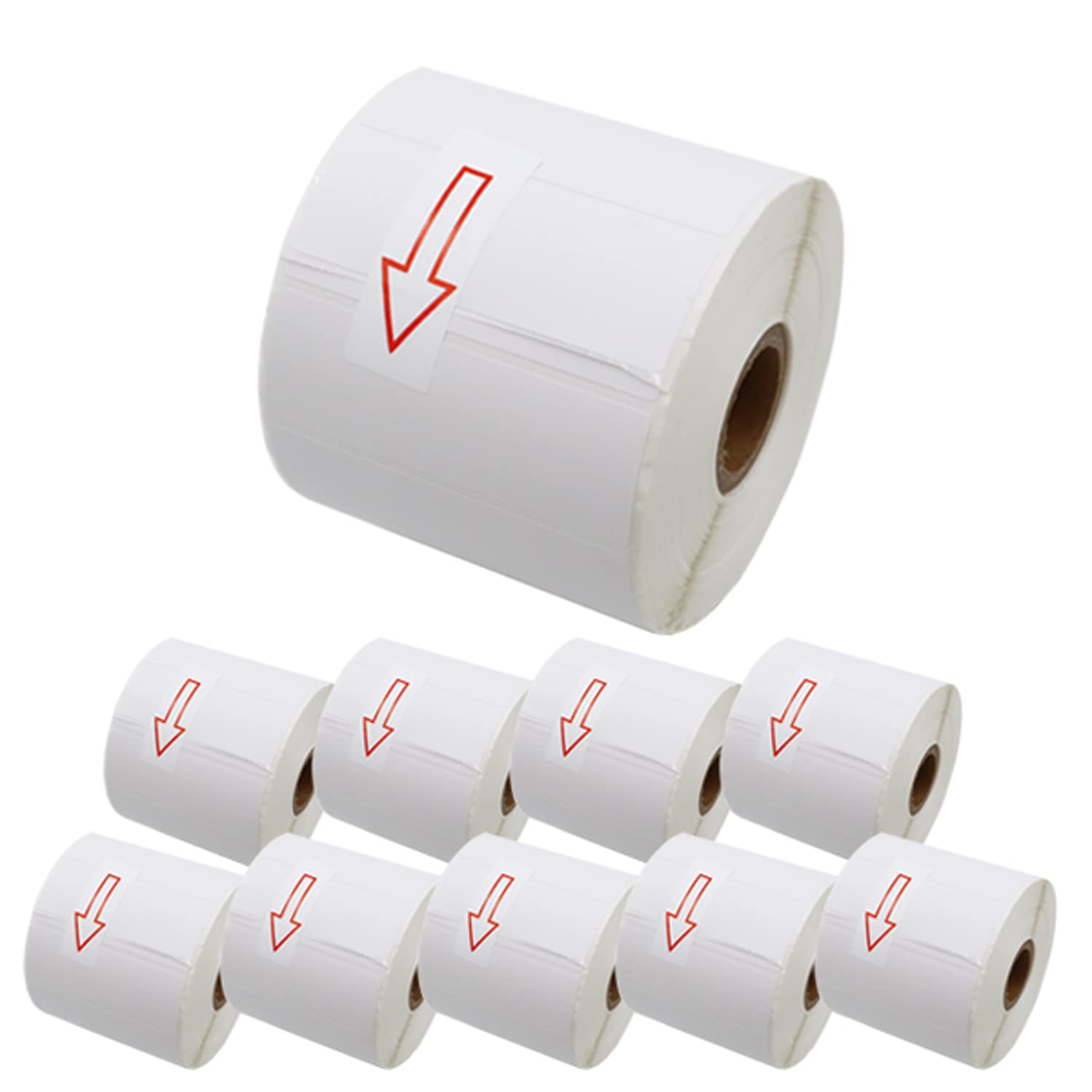 ブラザー用 RDロール プレカット紙ラベル (感熱紙) RD-S04J1 互換品 76mm×26mm 1535枚入り 10個セット 【送料無料】 Amazon | プリンタス ブラザー用 RDロール プレカット紙ラベル (感熱紙