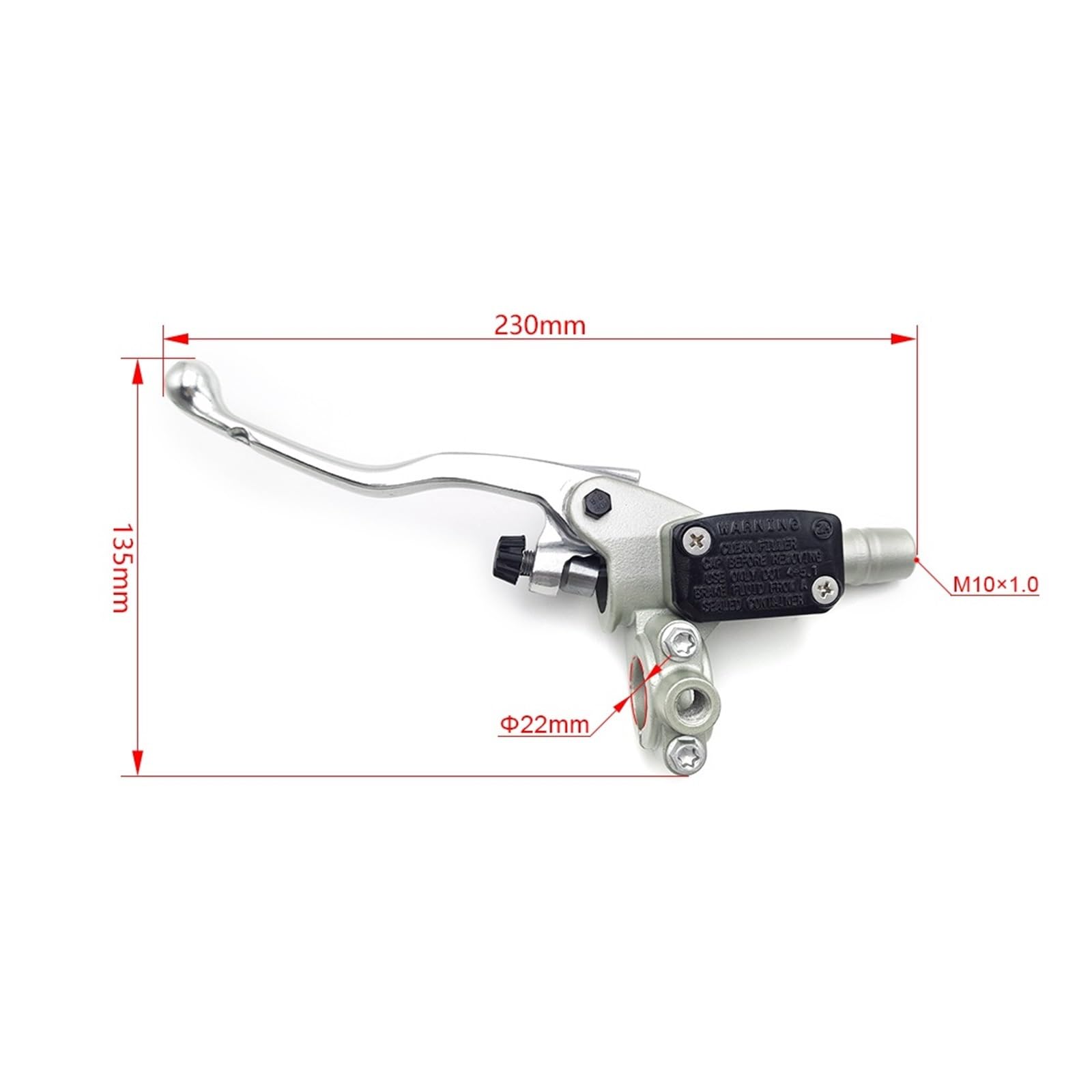 Accessori for moto Pompa frizione idraulica Cilindro principale compatibile con frizione KTM Magura Brembo Moto da cross fuoristrada