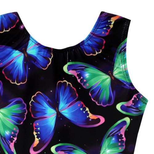 HOZIY Gymnastics Leotards for Girls with Shorts Biketards Dance Tumbling Outfits Matching Scrunchies 1-12 Years Old