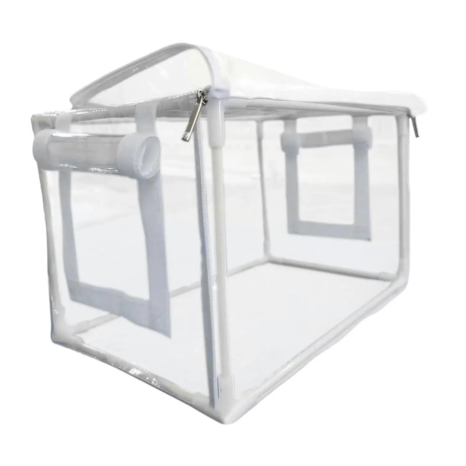 GewäChshaus Treibhaus Tomatenhaus PVC-Gewächshausabdeckung for Gartenpflanzen, faltbares Gartenbalkon-Pilze-Anbauzelt