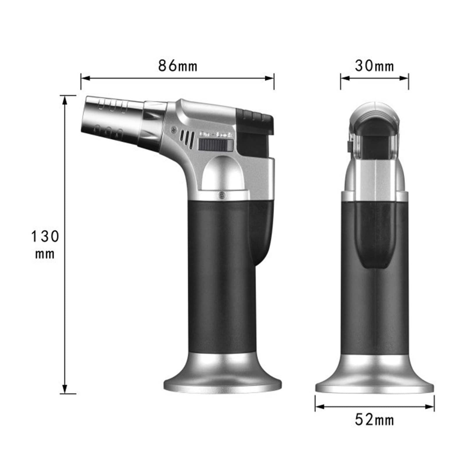 Affumicatore Cocktail, MKNZOME Kit Fumatore Cocktail con Torcia Kit Affumicatore Whisky con 4 Trucioli di Legno Compleanno Festa del Papà Regalo Fumatore per Padre, Marito, Ragazzo Amante