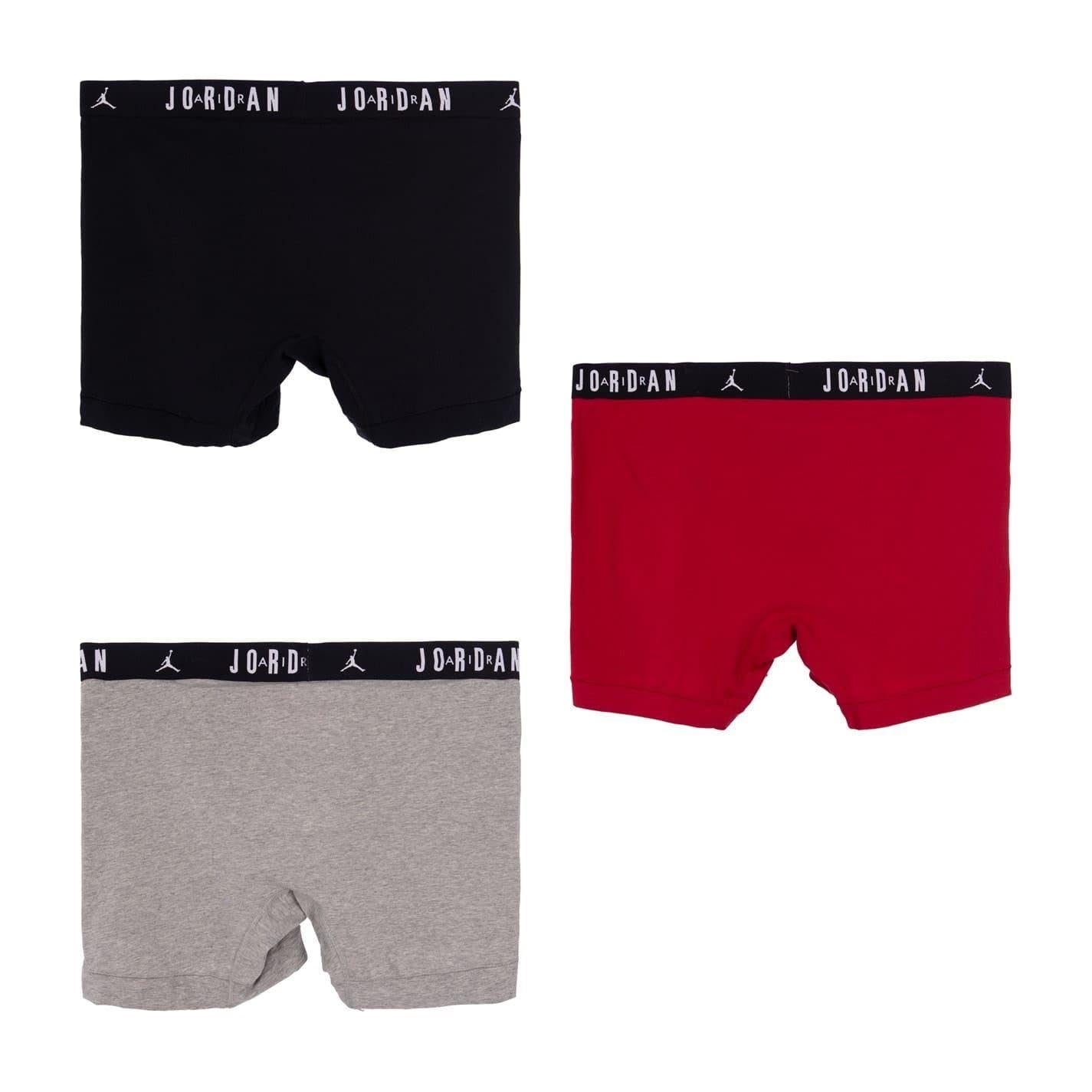 Nike Flight Cotton Core 3PK BB Boxer Briefs, Red/Black, L, Men's-image-18