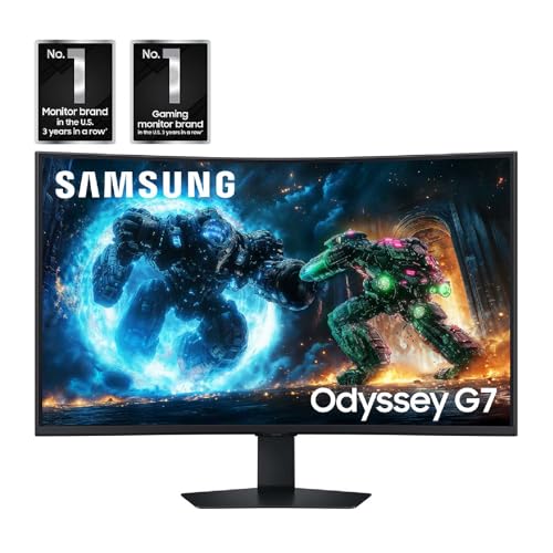 undefined Samsung 37” Odyssey G7 (G75F) 4K UHD Resolution, 165Hz, Curved Gaming Monitor, 1ms Response Time (GtG), VESA DisplayHDR™ 600, AMD FreeSync™ Premium Pro, LS37FG75DENXZA, 2025 の商品画像 1