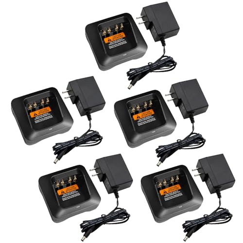 5-Pack NTN8831 NTN8831A Charger for Motorola XTS2500 XTS3000 XTS1500 MTS2000 HT1000 PR1500 NTN9858 NTN9858C NTN8923 NTN8294 NTN7143 NTN7144 Ra-dio Charger