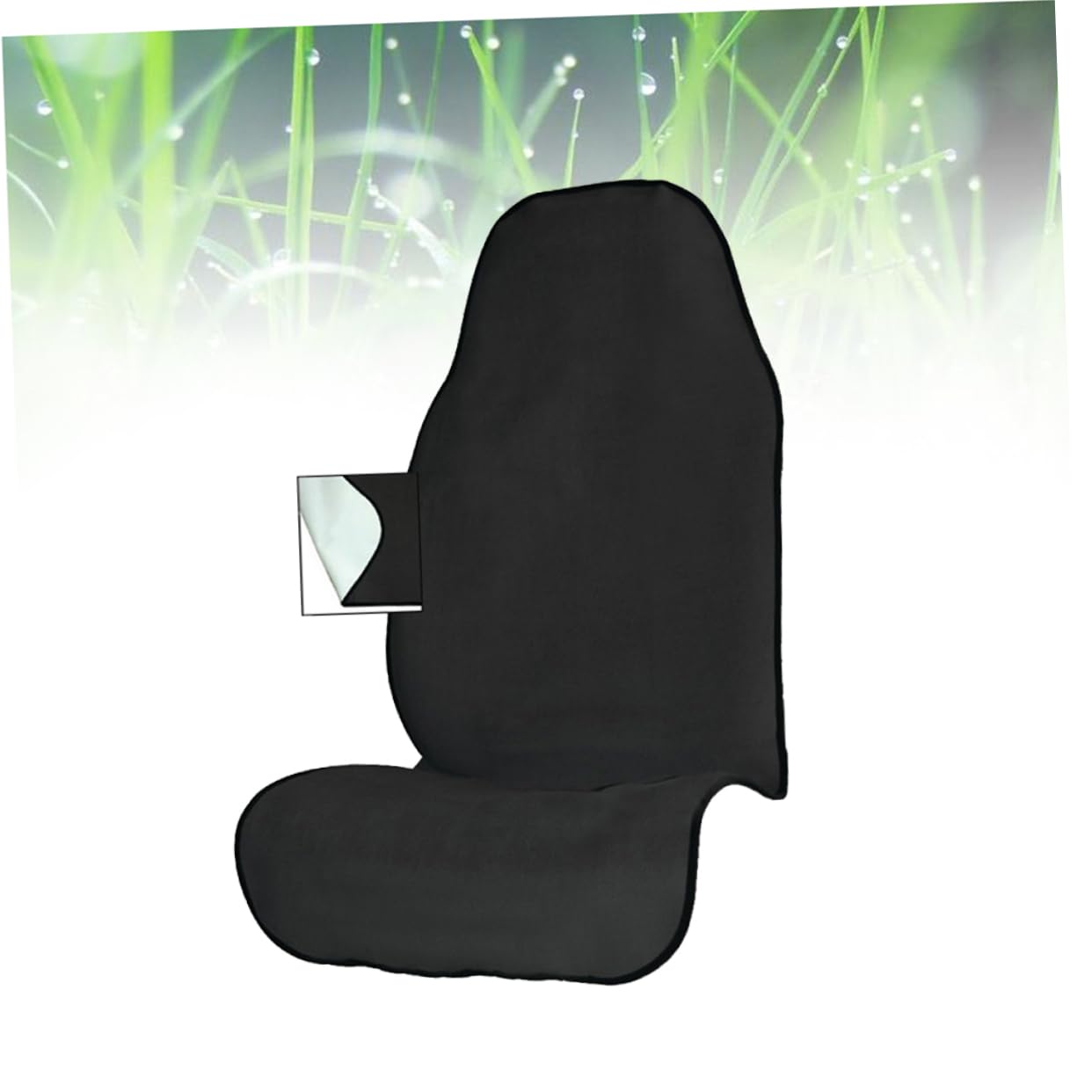 Kisangel 2pièces Housse De Siège Auto Étanche Antidérapante pour Animaux Protecteur pour Voitures Camionnettes Et SUV Noir