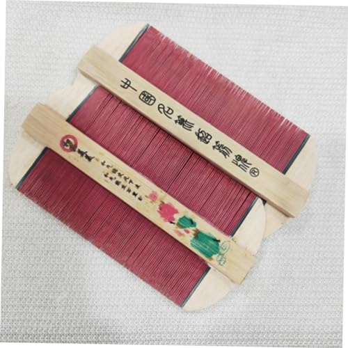 Peine de madera doble cara para cabello IMIKEYA miniatura 4