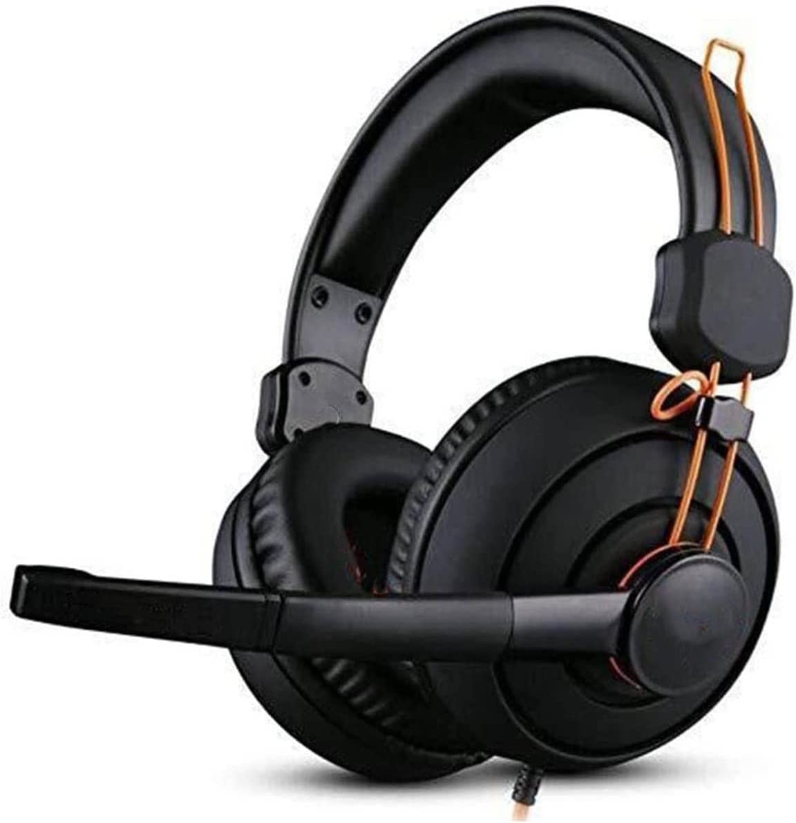 Cuffie con Microfono, Cuffie Pieghevoli Leggere sull'orecchio for Bambini Adolescenti Adulti, Cuffie Stereo con Bassi Profondi, Design Portatile for Viaggi in Ufficio a casa Scuola virtuale