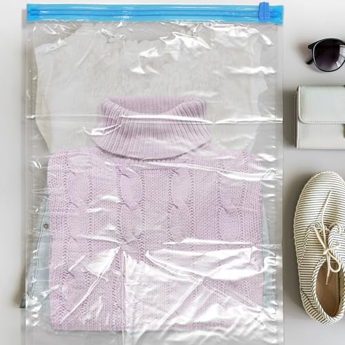 Bolsas de compresión para ropa de viaje reutilizables: organizador de equipaje de gran capacidad 8