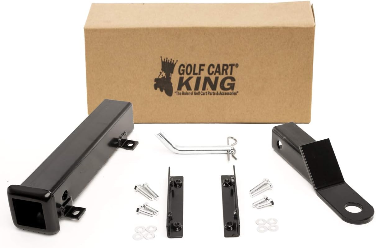 Rear Seat Trailer Hitch with Receiver by Golf Cart King