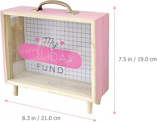 Miniatura 3 de Alcancía organizadora de fotos, decoración para niños, alcancía transparente para adultos, decoración de escritorio, caja de sombras, alcancía de