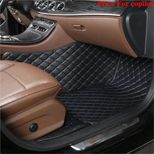 Alfombrillas de cuero PU personalizadas para Toyota CHR interior de lujo con base antideslizante 3