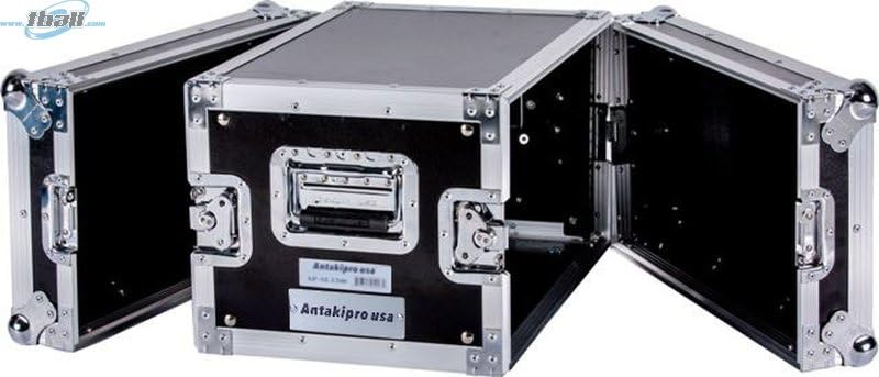 ANTAKIPRO AP-6UED 14-Inch Body Depth Fly Drive Case 6-U Space Effect Cases Pro Audio DJ Travel Storage Equipment Heavy Duty Pre-Tapped Rack Rails Removable Front & Rear Covers