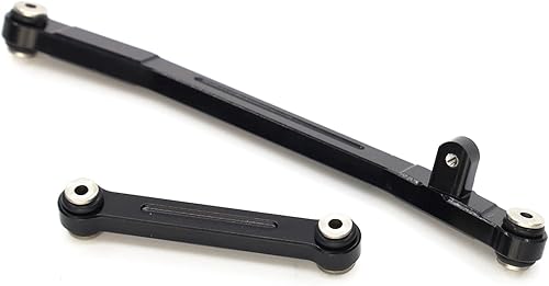 Miniatura 10 de Treal Juego de eslabones de dirección de aluminio 7075 para Axial SCX24 124 Escala-V2 (rojo)