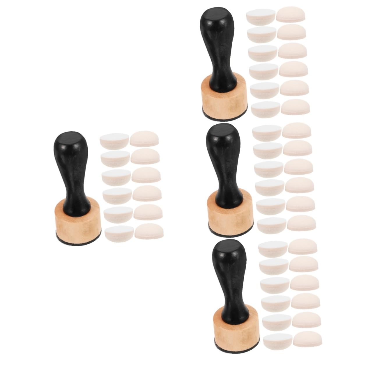 jojofuny 4 Set Di Spugne Per Sigillare Pennelli Spugne Per Dipingere Per Disegnare Timbri Strumenti Fai Da Te Timbri Per Disegnare Per Dipingere Pennelli Per
