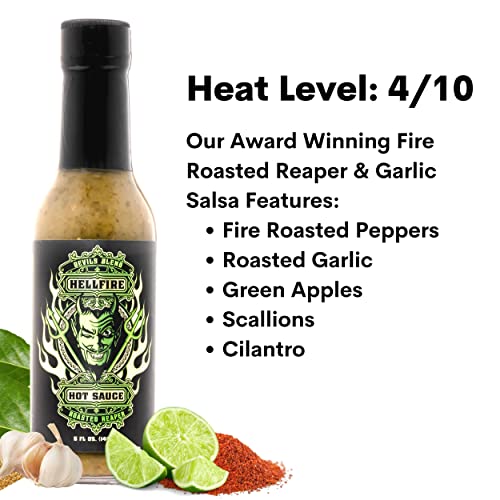 Hellfire Hot Sauce Devil's Blend Gift Pack - Gourmet Hot Sauce Variety Pack With 4 Spicy Flavors (Four 5 Oz. Bottles) #TOP2
