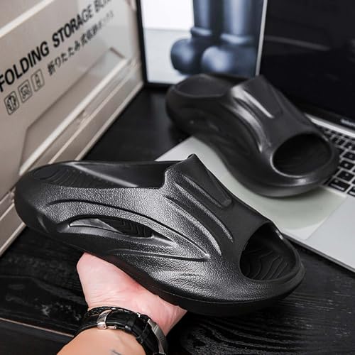 Men's Summer One word Drag Non slip Beach Sandals Thick soled Sandals Perfect for Family, Beach, and Travel3