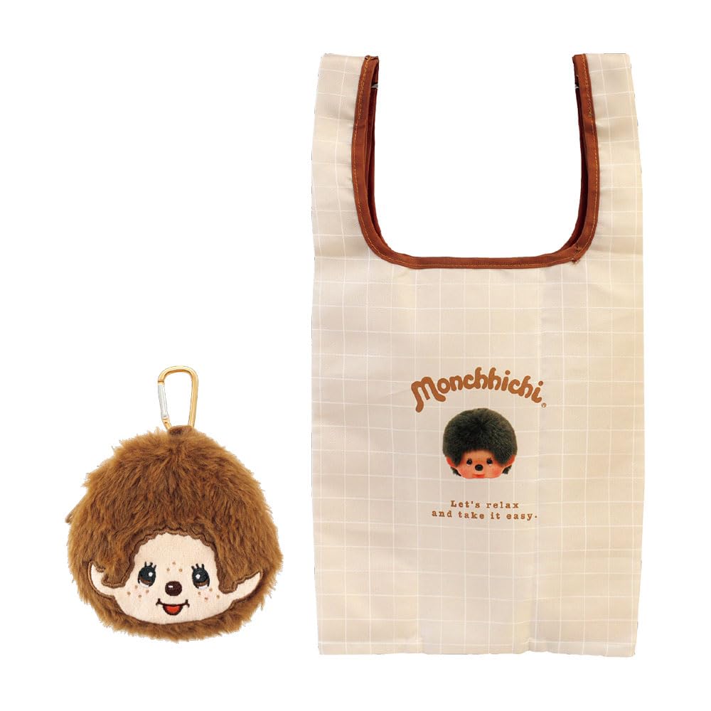 Amazon.co.jp: ティーズファクトリー モンチッチぬいぐるみエコバッグ