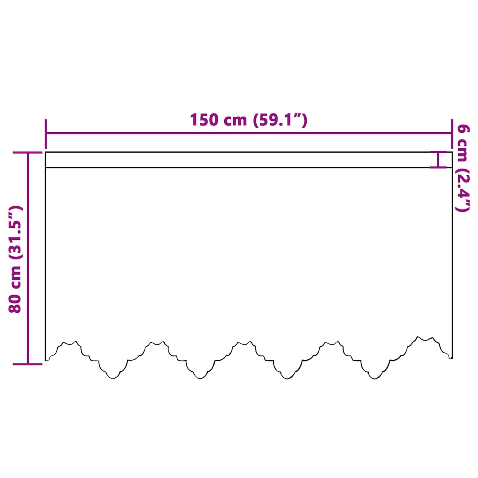 Rideau en Dentelle Blanc 80 x 150 cm Polyester pour Salon Chambre Fenêtre Drapeau Voilage Occultant Intimité Décoration Lumineuse