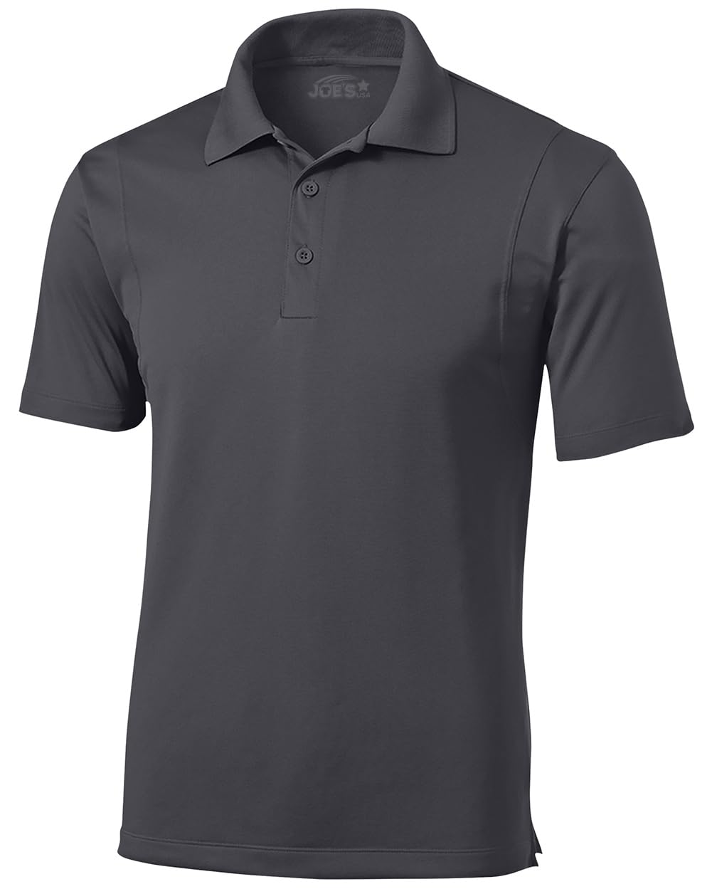 Polo de golf micropique Joe's USA noir XX-Large respirant et anti-humidité - 6