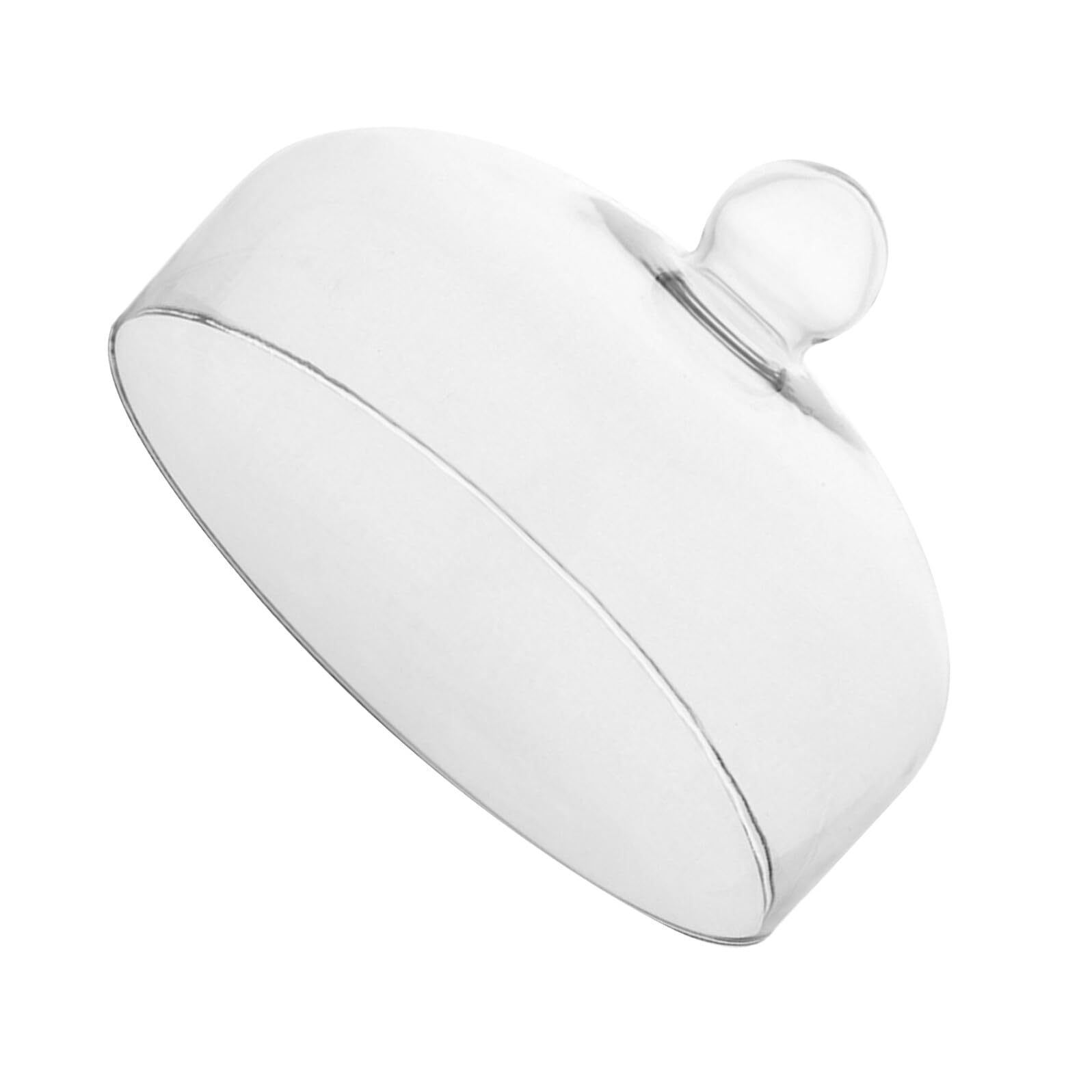 Cubierta de cristal para tartas de 30 cm, de grado alimenticio con tapa para protección de alimentos en casa