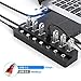 Hub USB 3.0, VEMONT 7 Puertos Aluminio Hub USB Datos Divisor de...